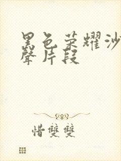 黑色荣耀沙发原声片段