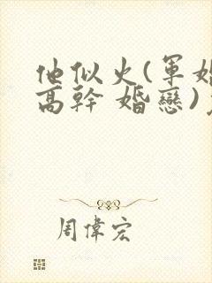 他似火(军婚 高干 婚恋)免费阅读