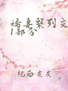 娇妻系列交换11部分