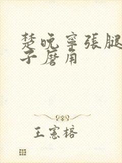 楚晚宁张腿放棋子磨角