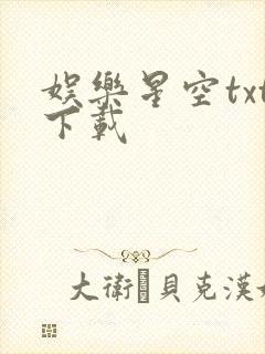 娱乐星空txt下载