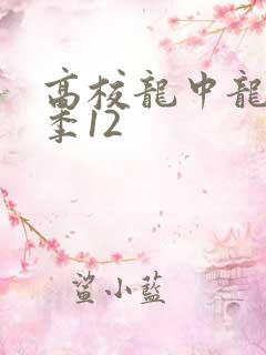 高校龙中龙第二季12
