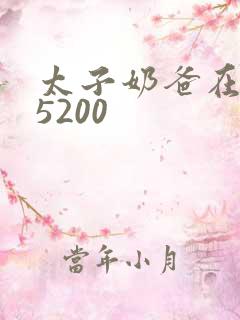 太子奶爸在花都5200