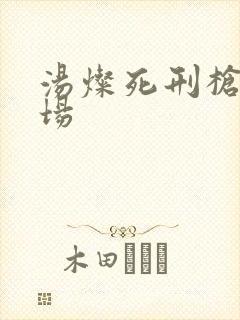 汤灿死刑枪决现场