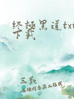 终极黑道txt下载