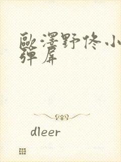 欧泽野佟小曼无弹屏