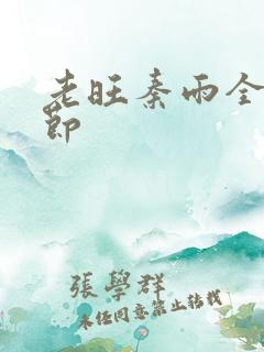 老旺秦雨全部章节