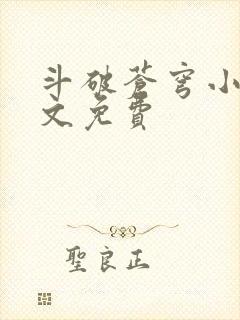 斗破苍穹小说全文免费