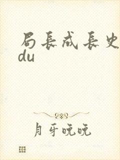 局长成长史sodu