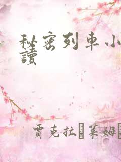 秘密列车小说阅读