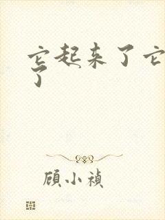 它起来了它想你了