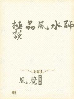 极品风水师 小说