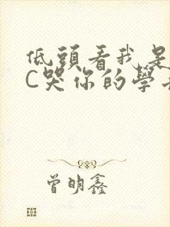 低头看我是怎么C哭你的学长
