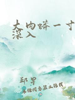 大肉蟒一寸寸地深入