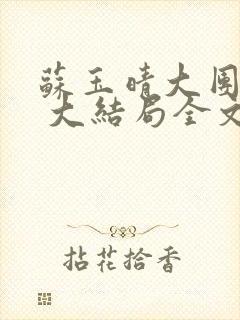 苏玉晴大团圆6 大结局全文