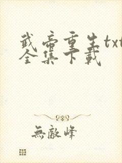 武帝重生txt全集下载