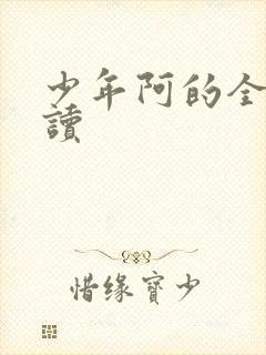少年阿的全文阅读
