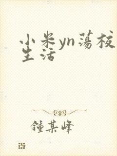 小米yn荡校园生活