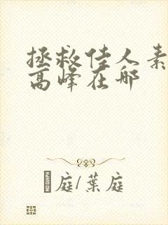 拯救佳人素柔 高峰在哪