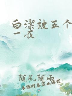 白洁被五个人玩一夜