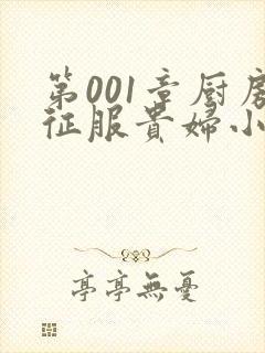 第001章厨房征服贵妇小说