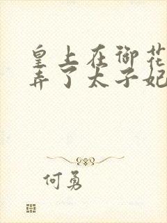 皇上在御花园c弄了太子妃