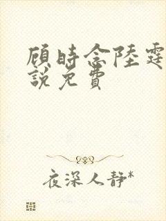 顾时念陆霆骁小说免费