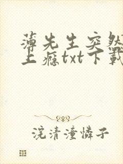 薄先生突然黏她上瘾txt下载