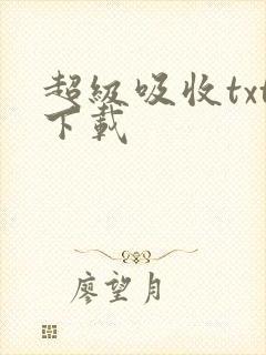 超级吸收txt下载