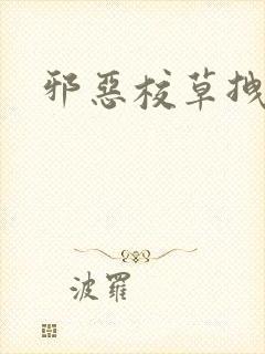 邪恶校草拽校花