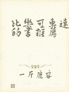 比乐可车速还高的书推荐