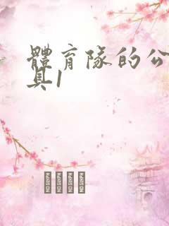 体育队的公用玩具1