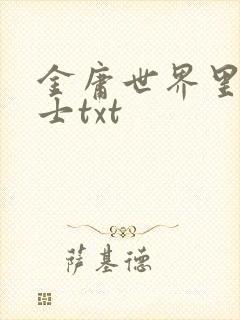 金庸世界里的道士txt