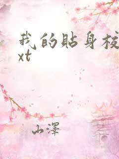 我的贴身校花txt