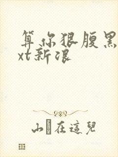 算你狠腹黑男txt新浪