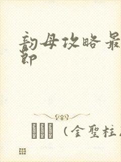 韵母攻略最新章节