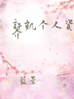 许凯个人资料简介