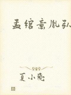 孟绾意胤弘小说