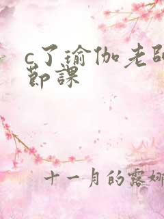 c了瑜伽老师一节课