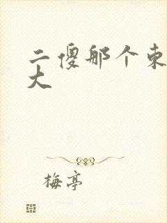 二傻那个东西真大