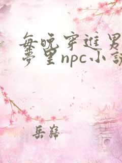 每晚穿进男神的梦里npc小说