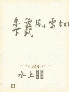 梦舞风云txt下载