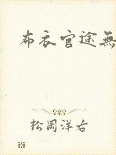 布衣官途无弹窗