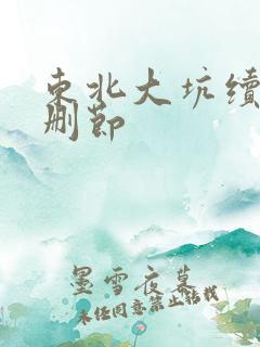 东北大坑续集未删节