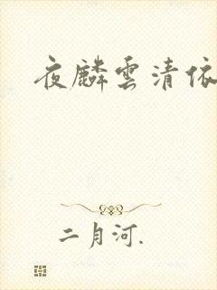 夜麟云清依小说