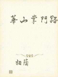 华山掌门路