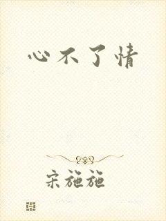 心不了情