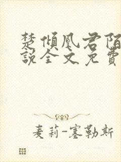 楚倾凰君陌尘小说全文免费阅读