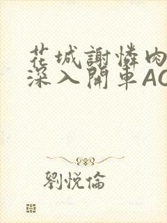 花城谢怜肉车长深入开车AO3