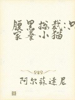 腹黑总裁:只疼家养小猫